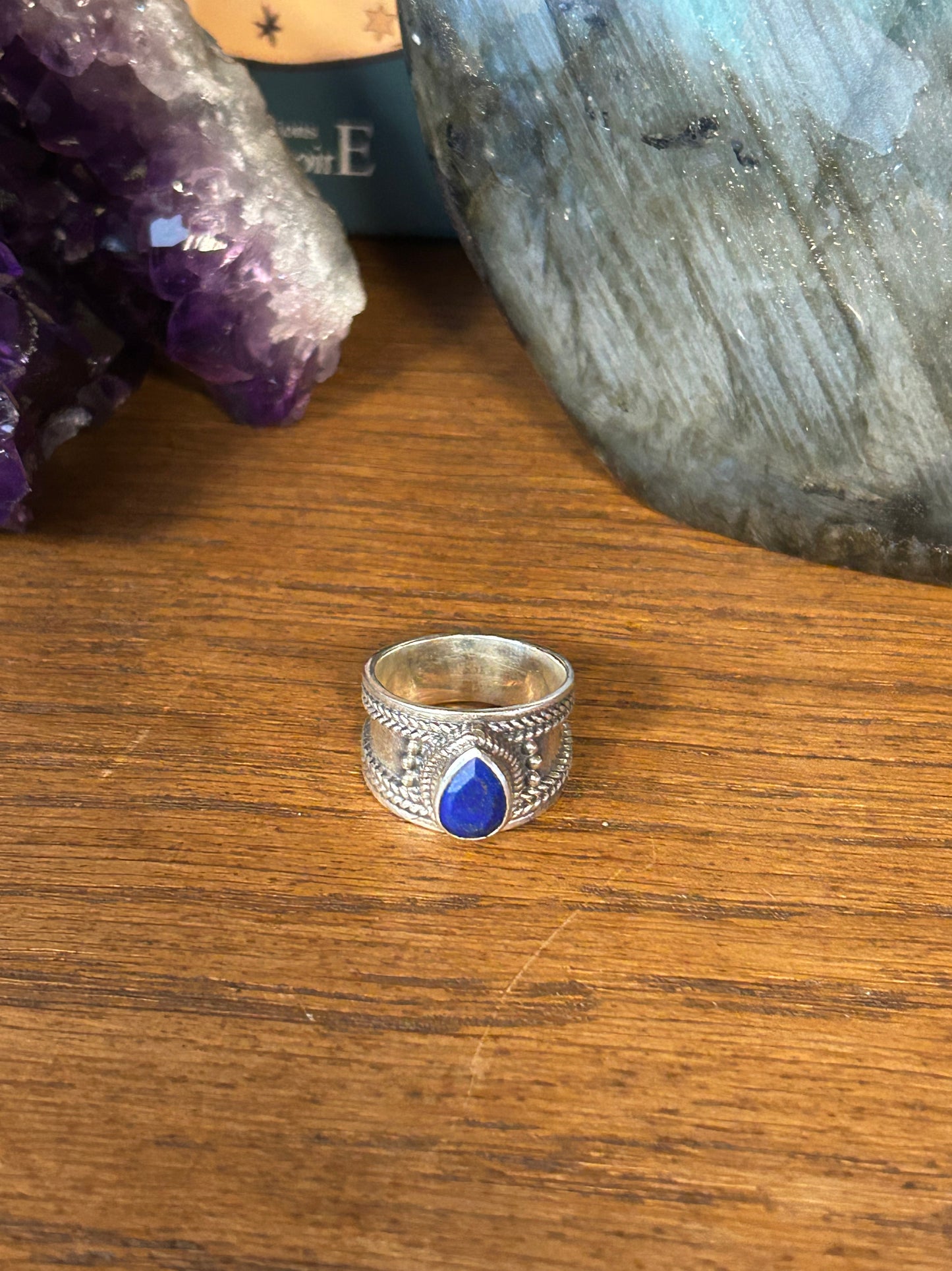 Bague lapis-lazuli T54 argent 925