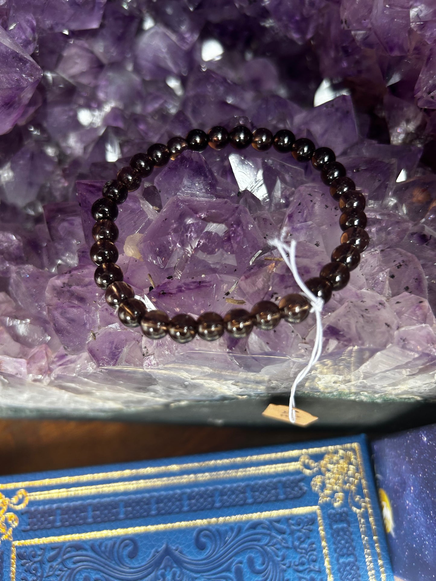 Bracelet quartz fumé