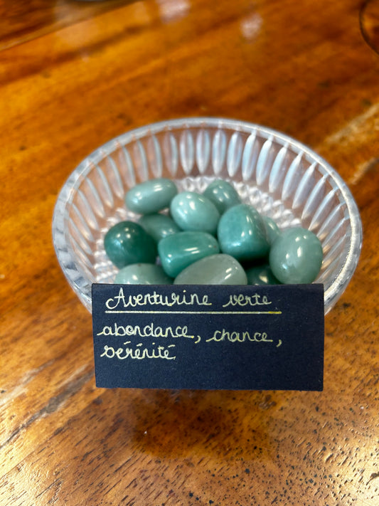 Petite pierre aventurine verte (1)