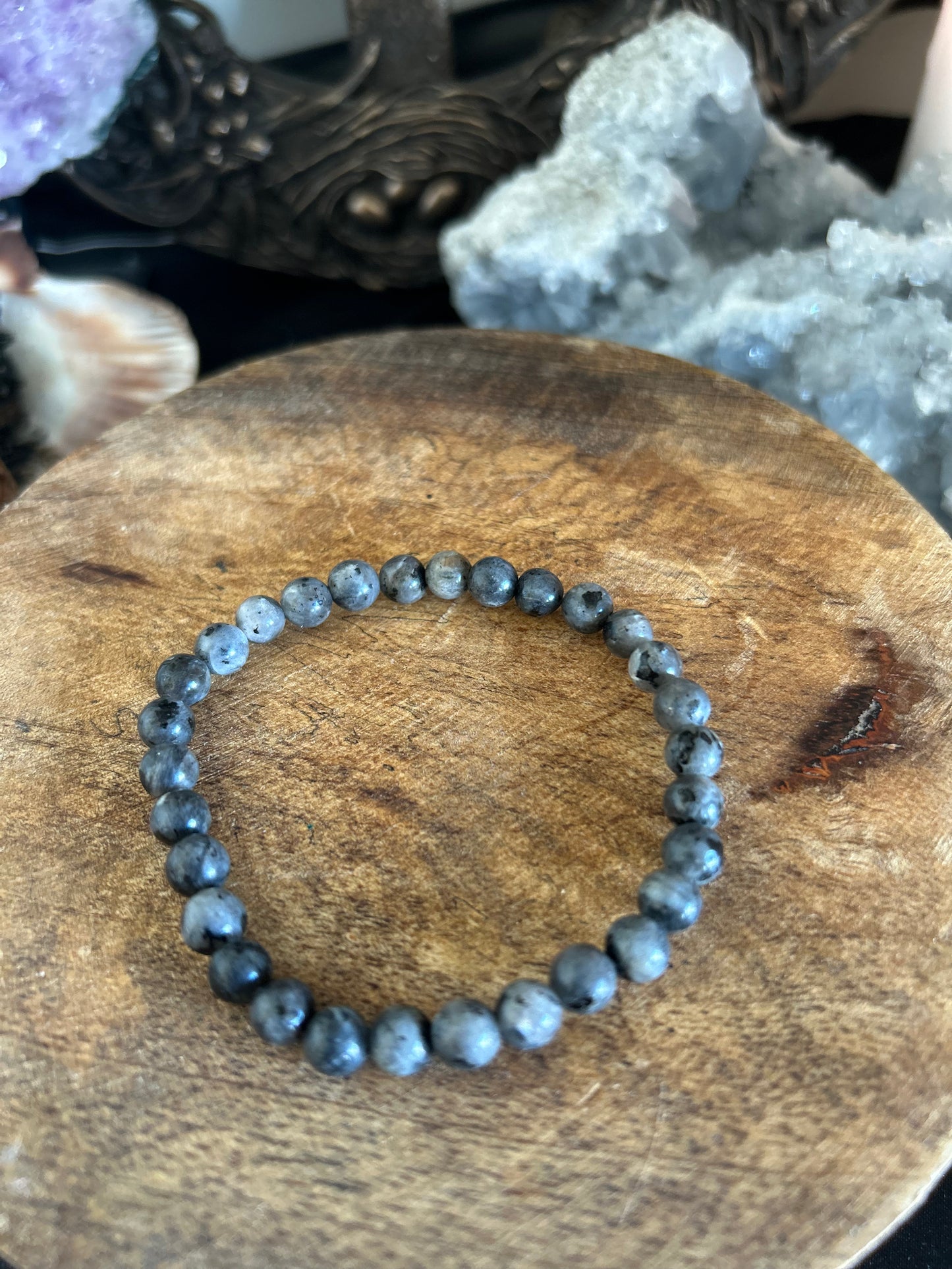 Bracelet larvikite