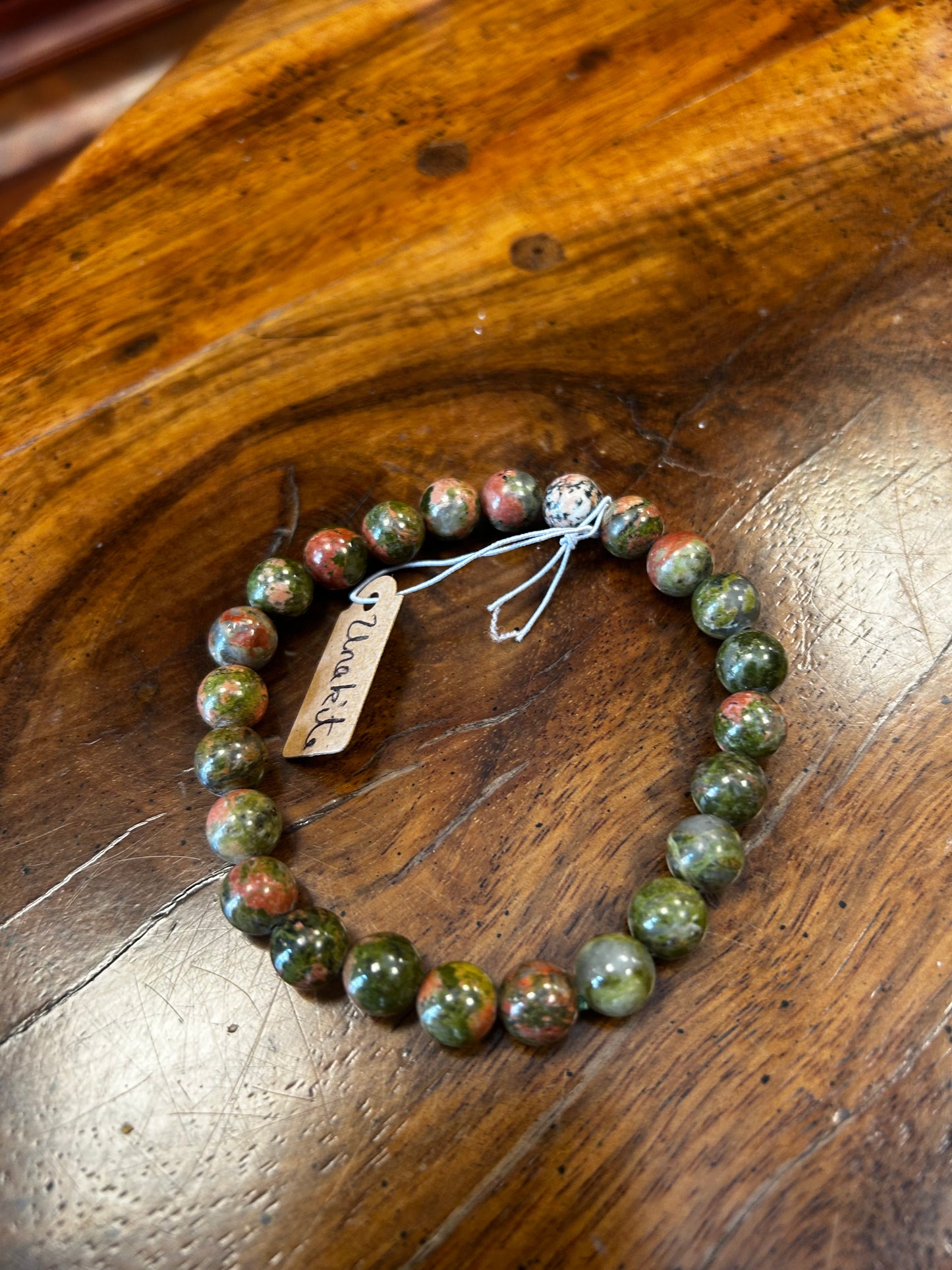 Bracelets homme unakite