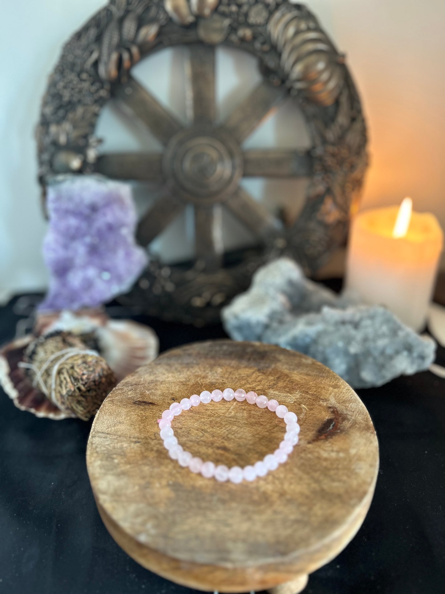 Bracelet quartz rose