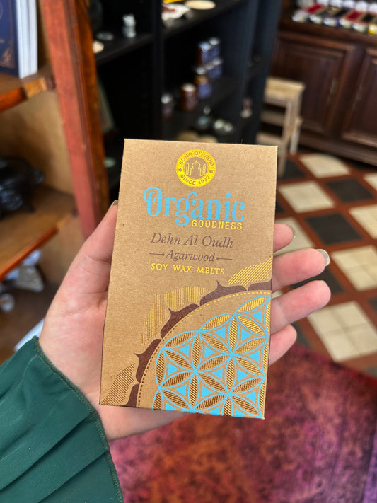 Pastilles cire naturelles au bois Dehn Al Oudh (bois d’Agar).