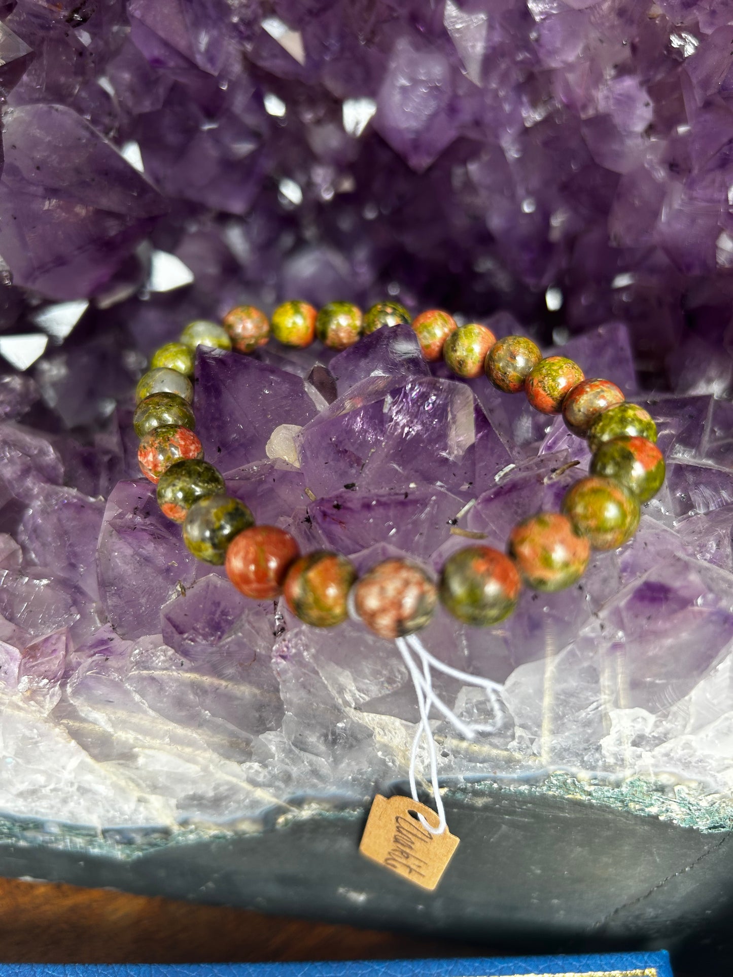 Bracelets homme unakite