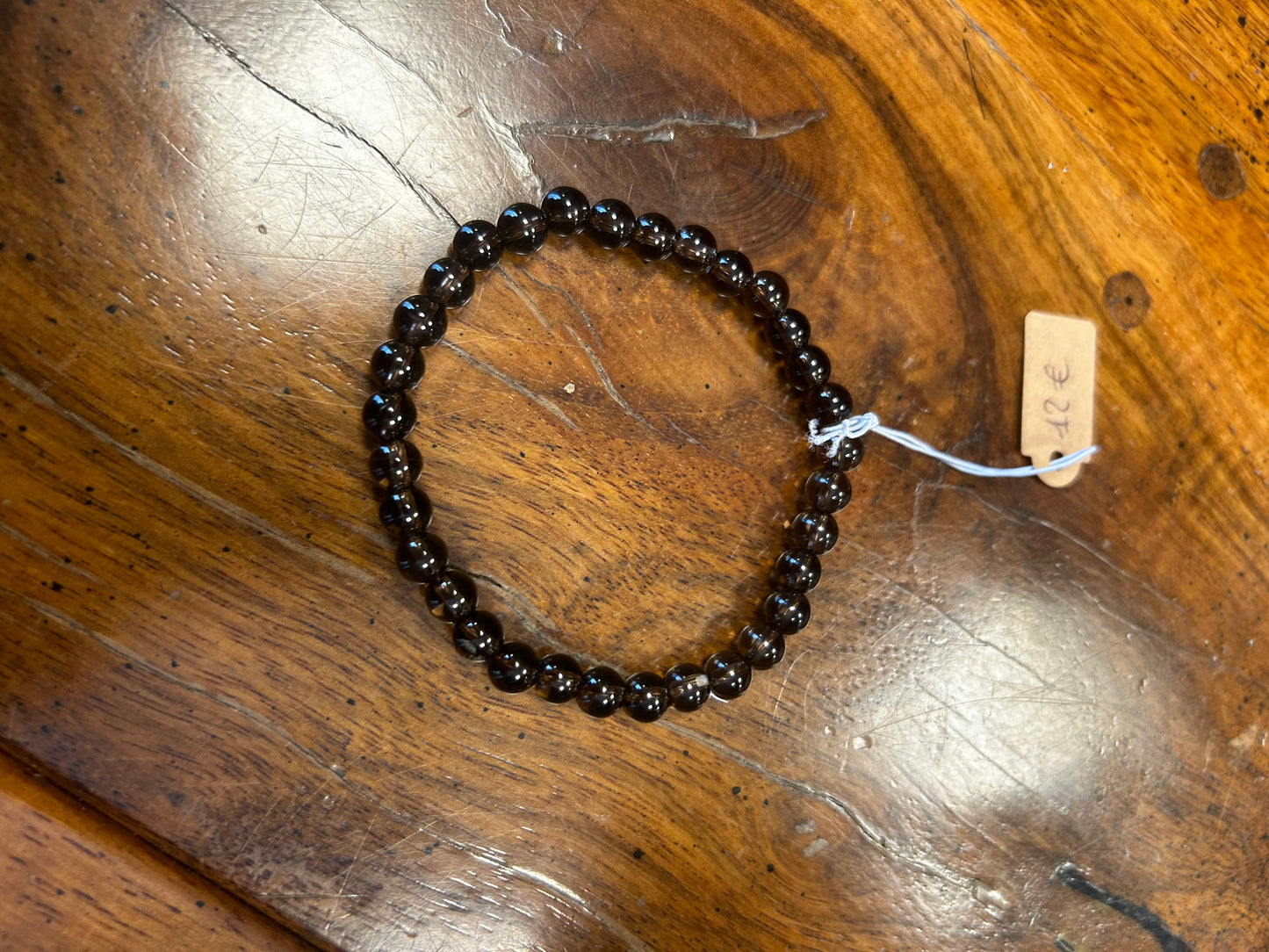 Bracelet quartz fumé