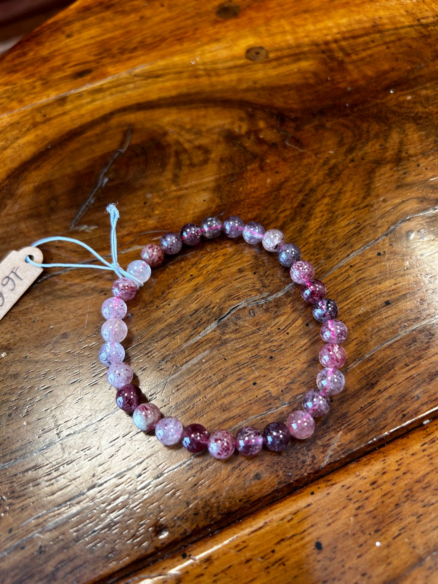 Bracelet quartz fraise