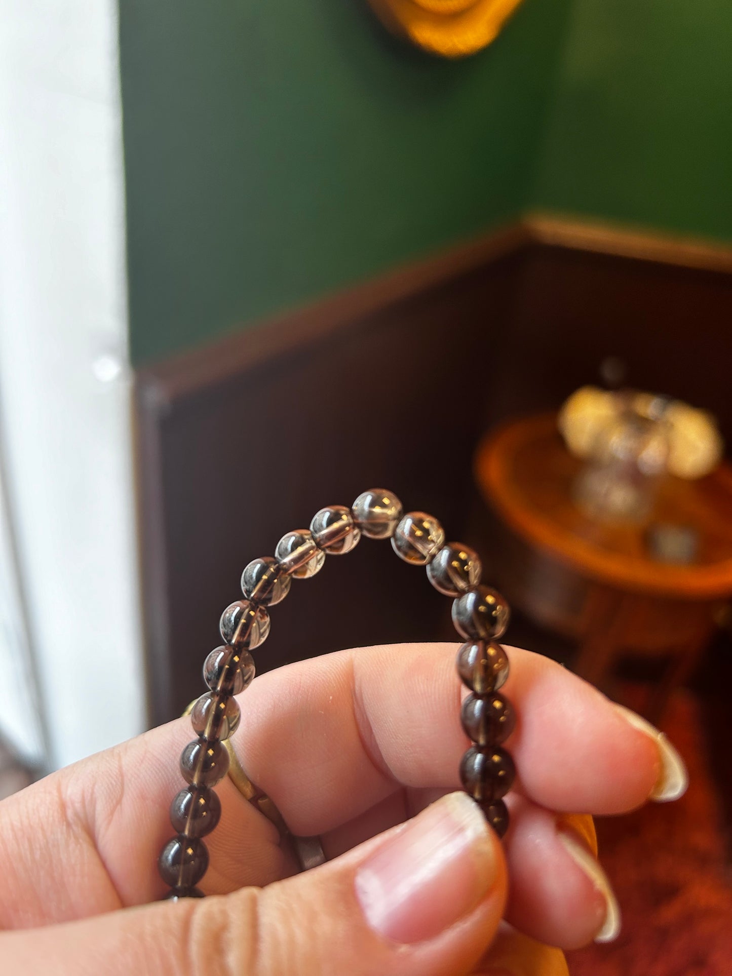 Bracelet quartz fumé