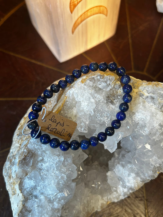 Bracelet lapis-lazuli AA