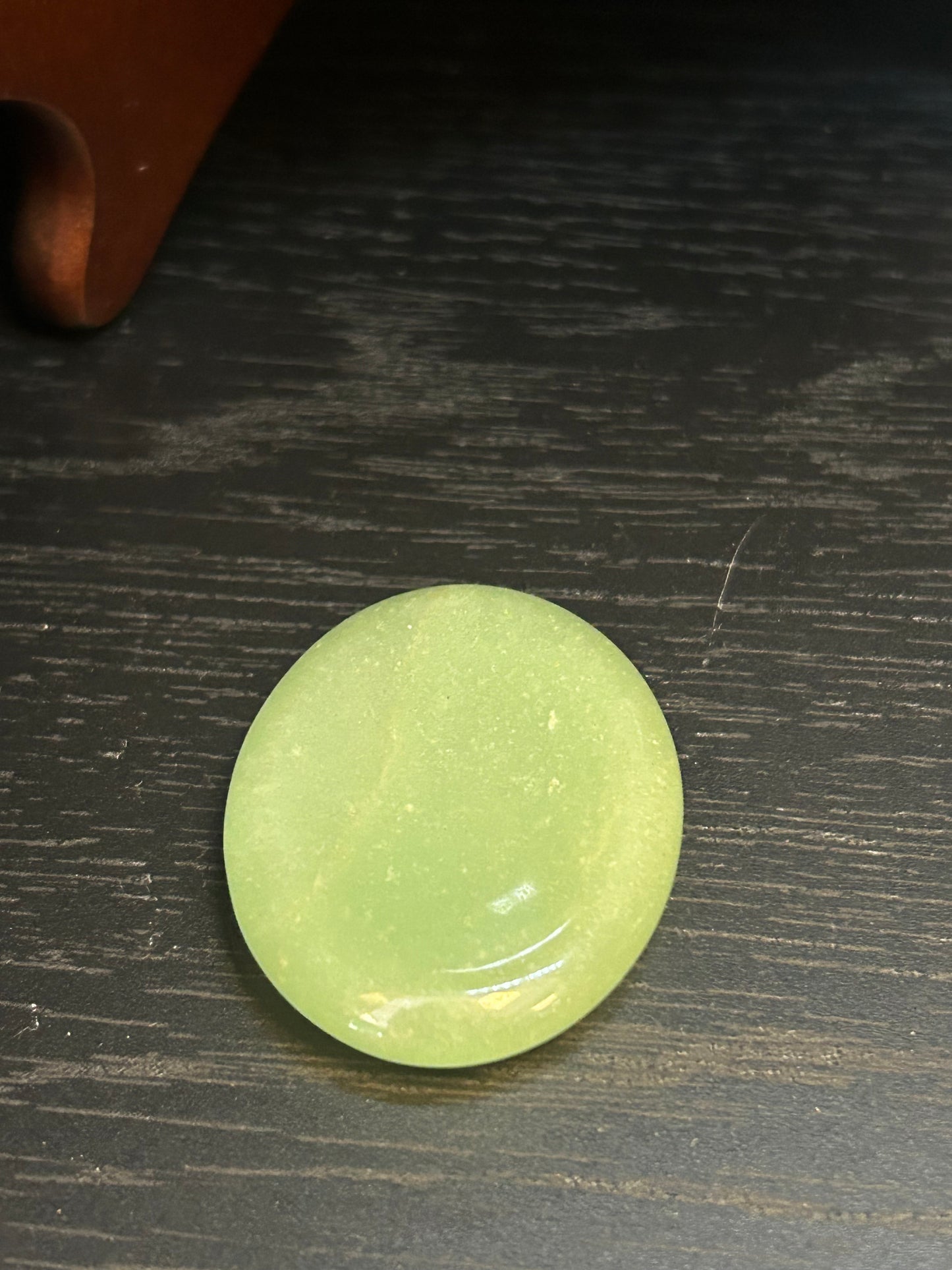 Pierre galet anti stress aventurine verte