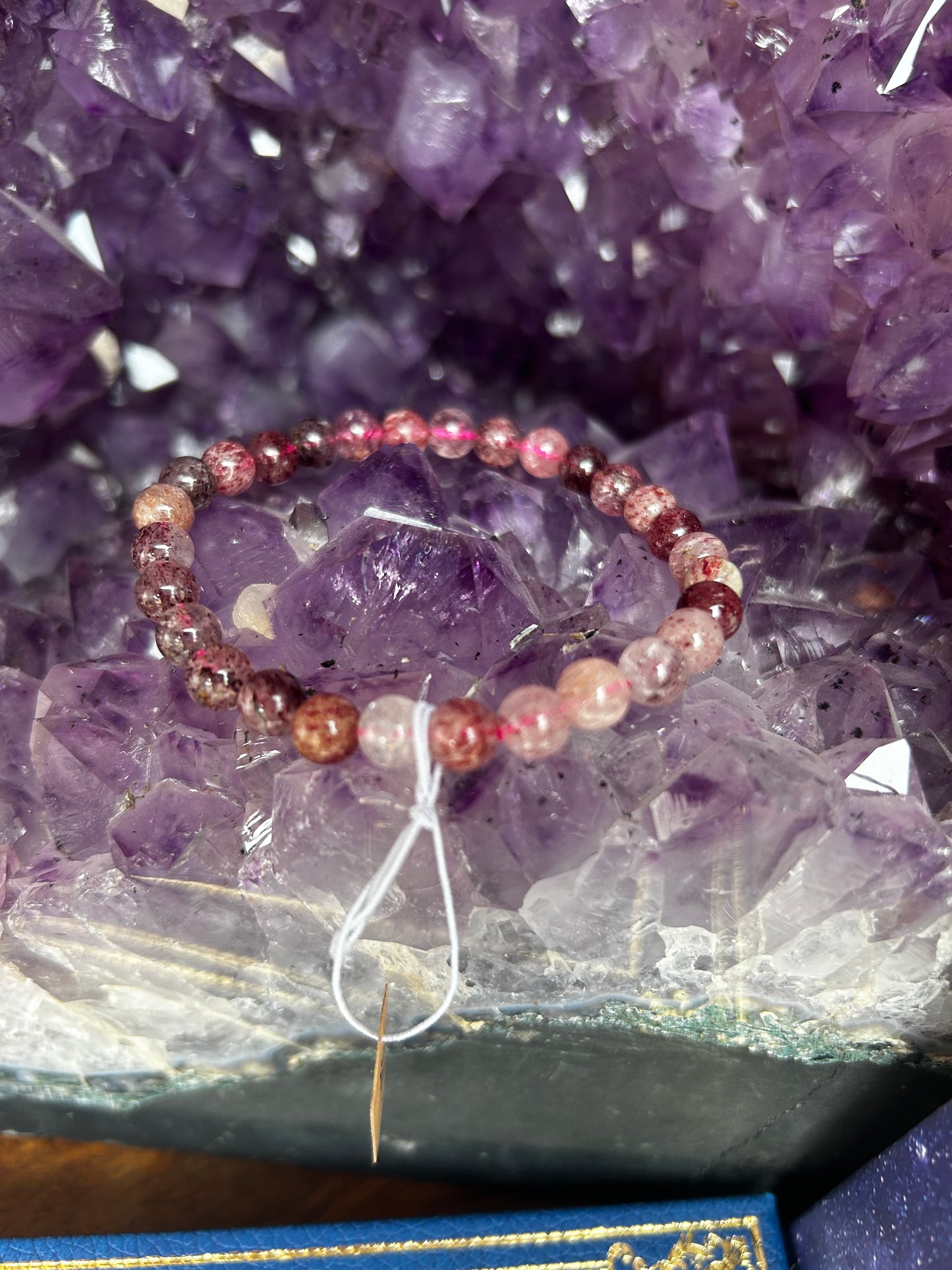 Bracelet quartz fraise